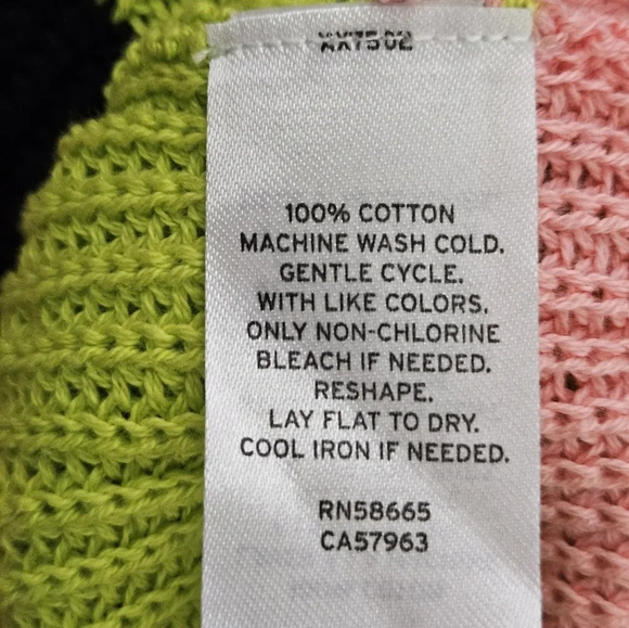 Abound striped colorblock knit sweater crew neck multicolor size small NWT - Picture 6 of 7